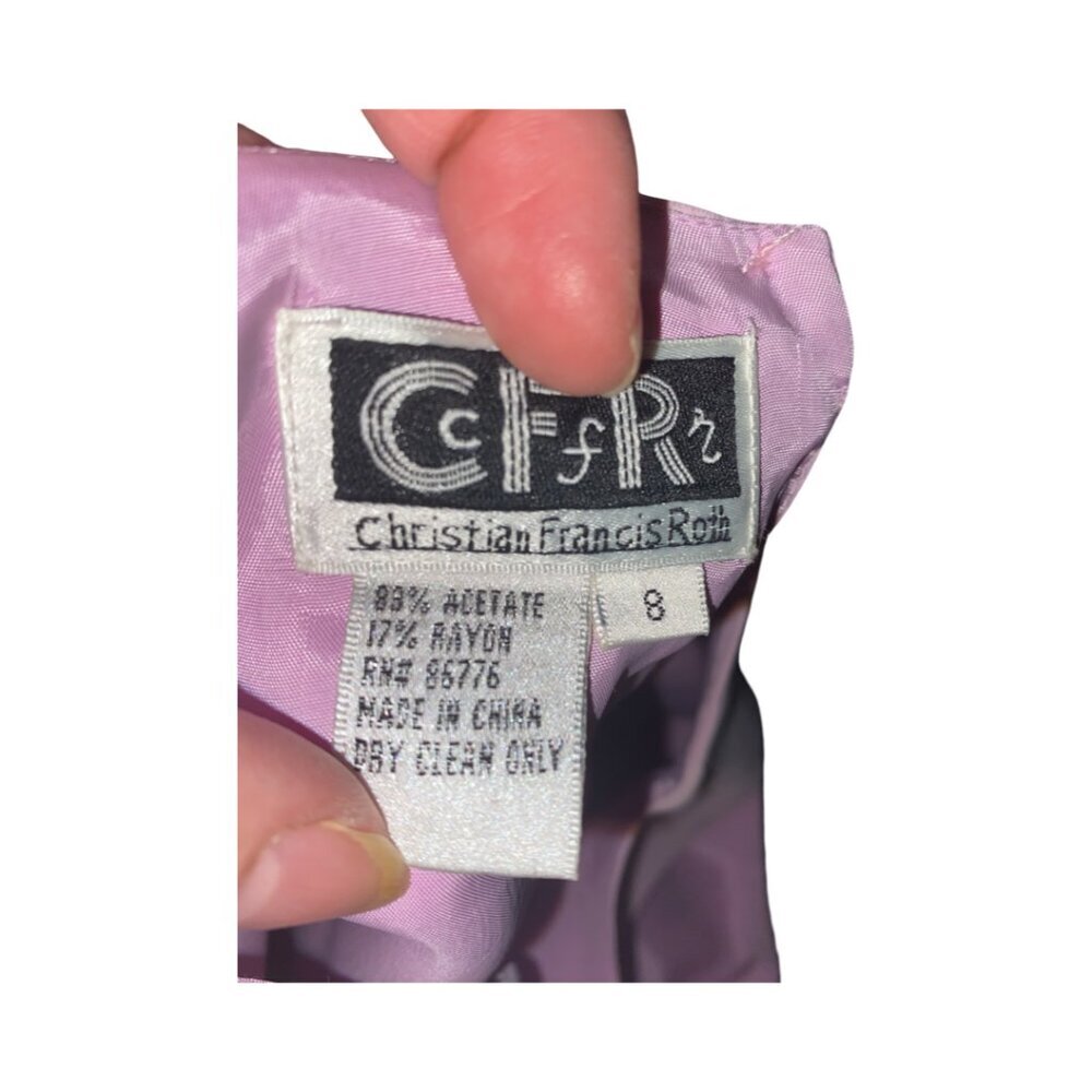 *CFR*2 Pc. Mauve Pink Pants Suit (Crop Top Sz.8, Pants Sz.6) - Picture 9 of 9
